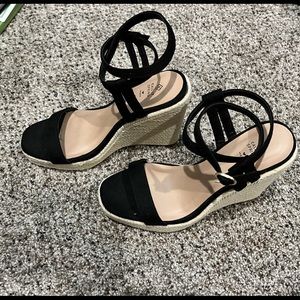 Call It Spring Strappy Wedge Heel - size 6 (used once)